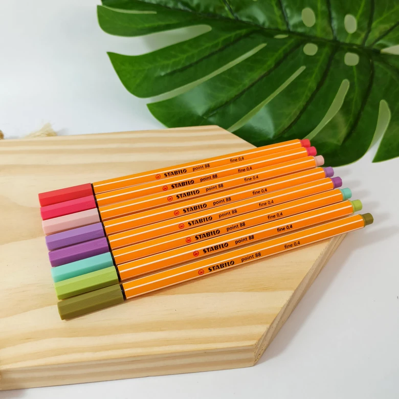 Kit 8 Canetas Hidrográficas Fine Pen