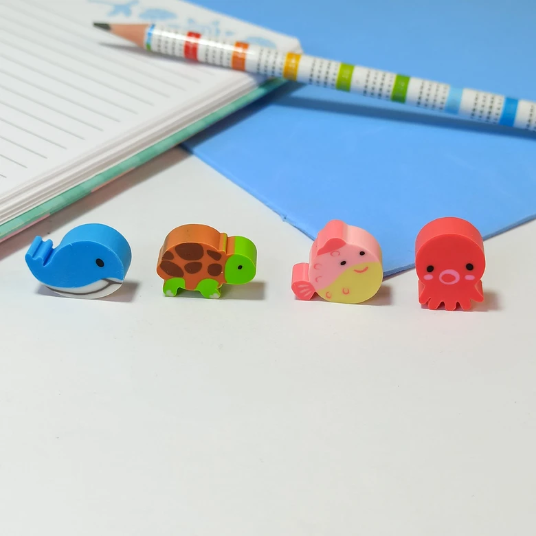 Mini Borrachas Embalagem