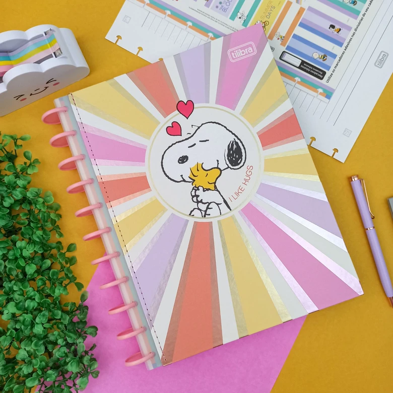 Caderno Inteligente Feminino Snoopy