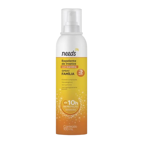 Repelente de Insetos Needs Spray Família 100ml